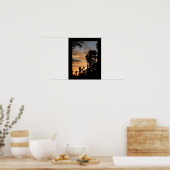 Palm Tree Sunset Los Angeles 11x14 Poster (Küche)