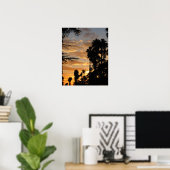 Palm Tree Sunset Los Angeles Poster (Heimbüro)