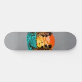 Palm Tree Sunset Skateboard (Horizontal)
