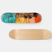 Palm Tree Sunset Skateboard (Horizontal)