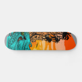 Palm Tree Sunset Skateboard (Horizontal)