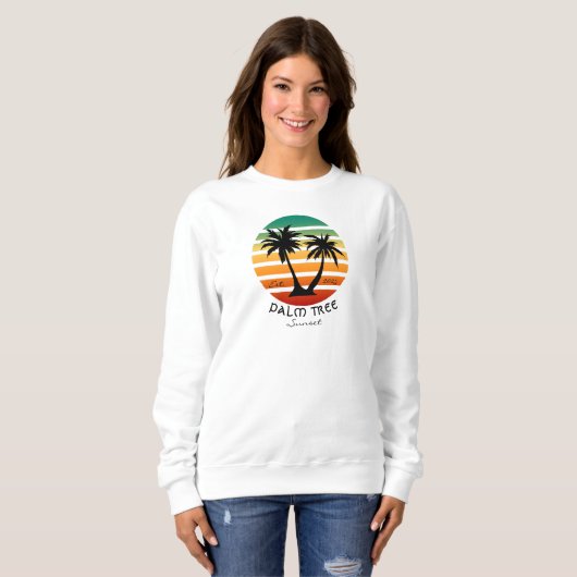 Palm Tree Sunset Sweatshirt (Vorne ganz)