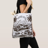 Palm Tree Surf Ride Coloring Tasche (Von Nahem)