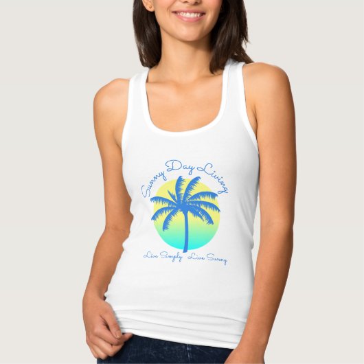 Palm Tree Tank Top (Vorderseite)