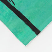 Palm tree throw blaket fleecedecke (Ecke)