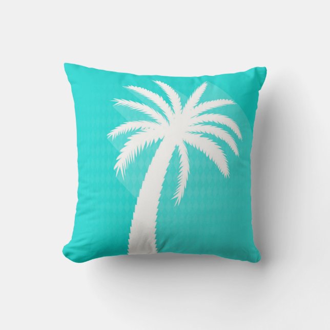 Palm Tree Throw Kissen (Vorderseite)