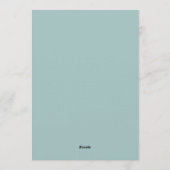 Palm Tree Tropical Beach Birthday Party Einladung (Rückseite)