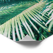 Palm Tree Tropical Beach Fotografie Print Poster (Ecke)
