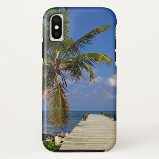 Palm Tree Tropical Beach Ocean Case-Mate iPhone Hülle (Rückseite)