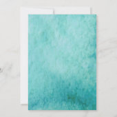 Palm Tree Tropical Birthday Einladung (Rückseite)