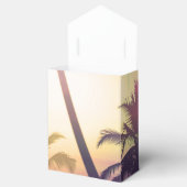 Palm Tree Tropical Heat Beach Gastgeschenk Box Geschenkschachtel (Geöffnet)