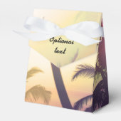 Palm Tree Tropical Heat Beach Gastgeschenk Box Geschenkschachtel (Vorderseite)