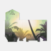 Palm Tree Tropical Heat Beach Gastgeschenk Box Geschenkschachtel (Ungefaltet)