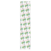 Palm Tree Tropical Holiday Table Runner Kurzer Tischläufer (Vorderseite)
