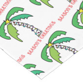 Palm Tree Tropical Holiday Table Runner Kurzer Tischläufer (Ecke)