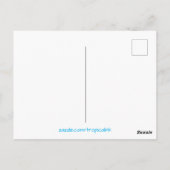 Palm Tree Tropical Island Beach Postkarte (Rückseite)