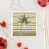 Palm Tree Tropical Serviette (Beispiel)