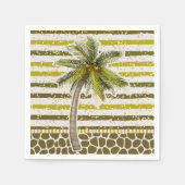 Palm Tree Tropical Serviette (Vorderseite)