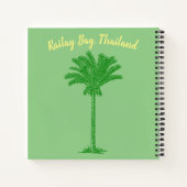 Palm Tree Tropical Thailand Island Bay Notizblock (Rückseite)