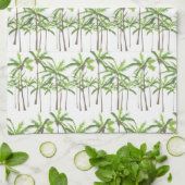 Palm Tree Tropische Küche Handtuch (Gefaltet)