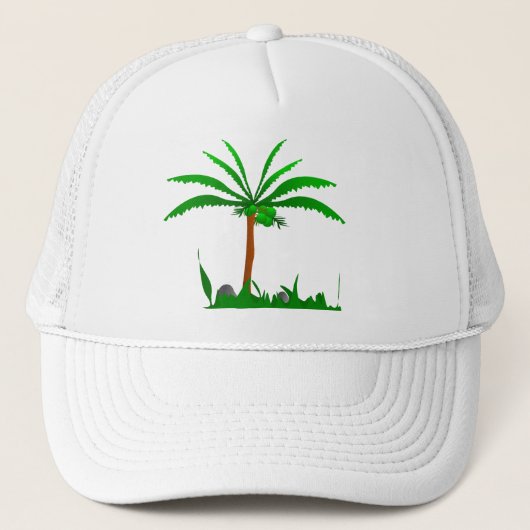 Palm Tree Truckerkappe (Vorderseite)