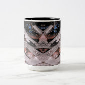 Palm Tree Trunk Zweifarbige Tasse (Mittel)