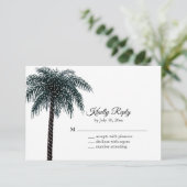 Palm Tree UAWG RSVP Karte (Stehend Vorderseite)