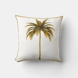 Palm Tree Vintag braun Rahmen tropisches Elegant Kissen