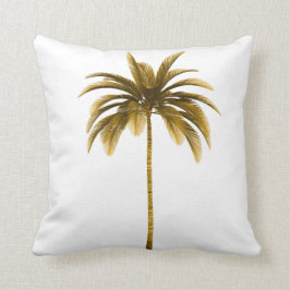Palm Tree Vintag Brown Tropical Elegante Kissen