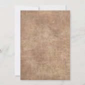 Palm Tree Vintag Lights Beach Hochzeitseinladungen Einladung (Rückseite)