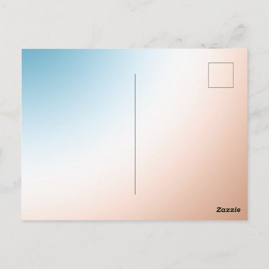 Palm Tree Vintag Postkarte (Rückseite)