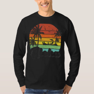 Palm Tree Vintag Retro Sommerurlaub Hawaii Alo T-Shirt
