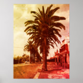 Palm Tree Vintag Style Poster (Vorne)