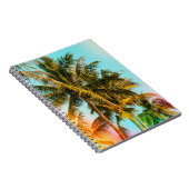 Palm Tree - Vintage Stilbilder und Blitz Notizblock (Rechte Seite)
