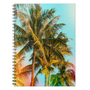 Palm Tree - Vintage Stilbilder und Blitz Notizblock