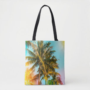Palm Tree - Vintage Stilbilder und Blitz Tasche
