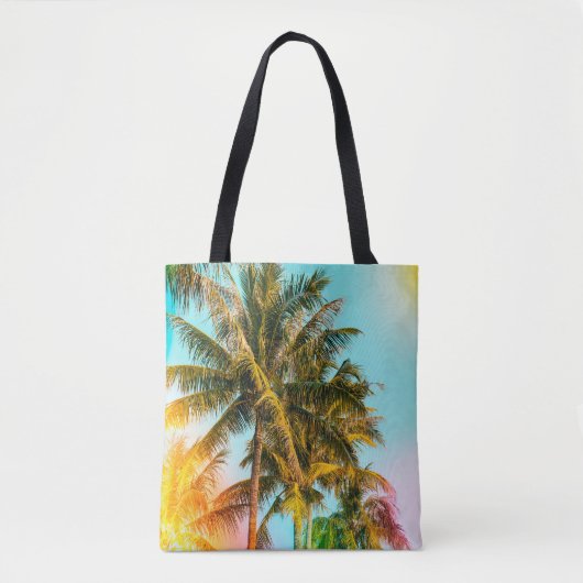 Palm Tree - Vintage Stilbilder und Blitz Tasche (Vorderseite)