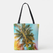 Palm Tree - Vintage Stilbilder und Blitz Tasche (Rückseite)
