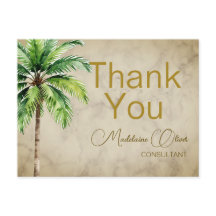 Palm Tree Watercolor Tropical Vielen Dank