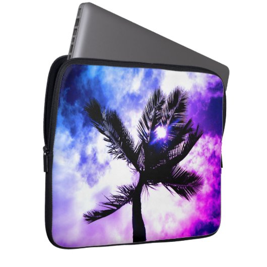 Palm Tree Waterproof Laptop Sleeve (P & B Edition) (Vorne Rechts)