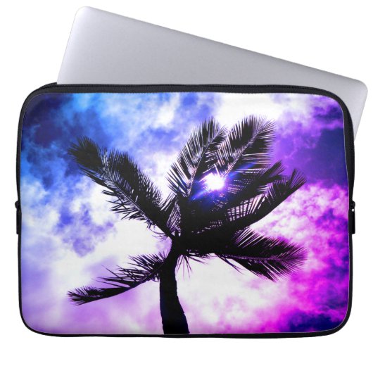 Palm Tree Waterproof Laptop Sleeve (P & B Edition) (Vorderseite)