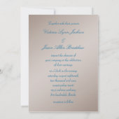 Palm Tree Wedding Einladung (Rückseite)