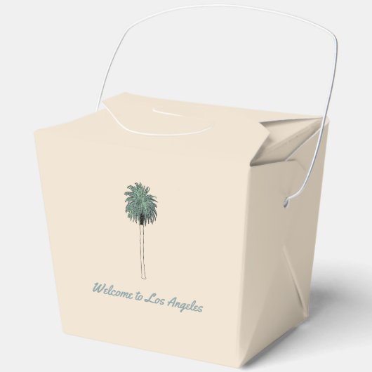 Palm Tree Wedding Geschenkschachtel (Vorderseite)