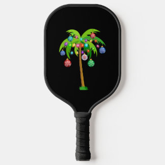 Palm Tree Weihnachtslicht Funny Beach Sommer Pickleball Schläger