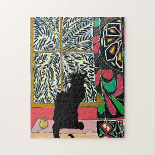 Palm Tree Window, Black Cat Puzzle