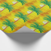 Palm Tree Wrapping Paper Geschenkpapier (Ecke)
