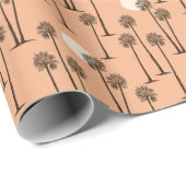 Palm Tree Wüste Sunset Geschenkpapier (Rolleneckpunkt)