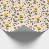 Palm Tree Wüste Sunset Geschenkpapier (Ecke)
