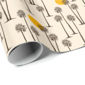 Palm Tree Wüste Sunset Geschenkpapier (Rolleneckpunkt)