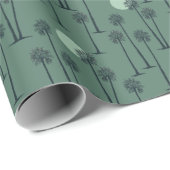 Palm Tree Wüste Sunset Geschenkpapier (Rolleneckpunkt)